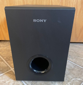 Sony SS-WCT60 Home Theater Speaker System Black Wired 8ohm Subwoofer Working