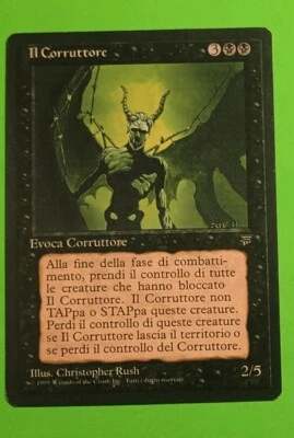Italian The Wretched Legends Mtg Magic The Gathering 1996 IL Corruttore - Image 1 of 4