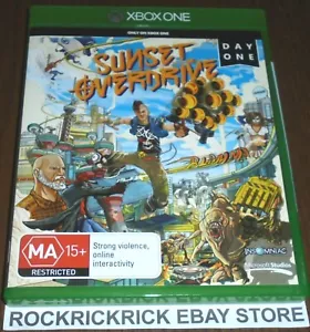 XBOX ONE GAME SUNSET OVERDRIVE DAY ONE EDITION PAL (BRAND NEW NOT SEALED) - Picture 1 of 2