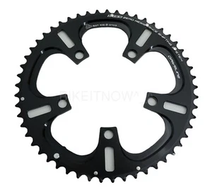 Plato DRIVELINE 53T, BCD 110 mm, negro, para juego de bielas de 2x10 velocidades CX/bicicleta de carretera - Imagen 1 de 8