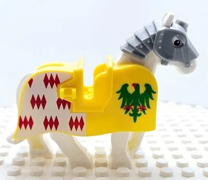 Custom Castle Yellow Sir Thomas Montagu Knight Barding, Horse & Battle Helmet - Picture 1 of 8