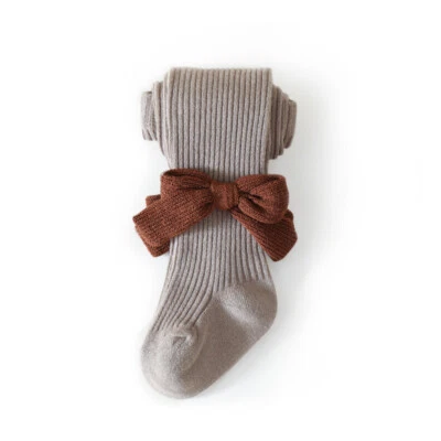 Nuevas Medias Bebé Niña Lazo Estilo Español Pantimedias Algodón 6 Meses - 8 Años Foto 1 de 4