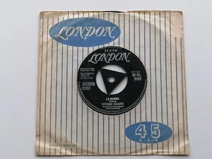 RITCHIE VALENS 1958 U.K. LONDON 45 LA BAMBA DONNA 45-HL-8803 - Imagen 1 de 6