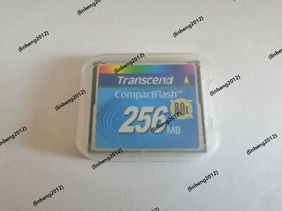 Transcend COMPACTFLASH 256mb  80X Compact Flash CF Memory Card - Image 1 of 2