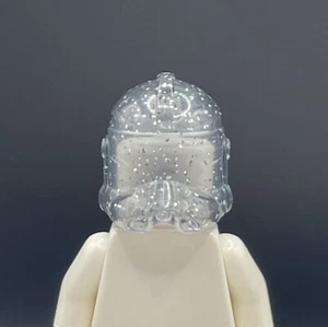 LEGO® Star Wars Prototype Clone Helmet Transparent Smoke Glitter - Picture 1 of 2