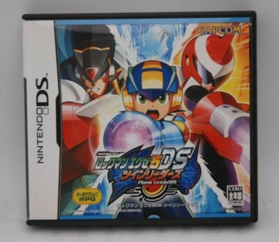 Nintendo DS ROCKMAN EXE 5DS TWIN LEADERS Japan import NDS Megaman Capcom NTSC-J - Image 1 of 4