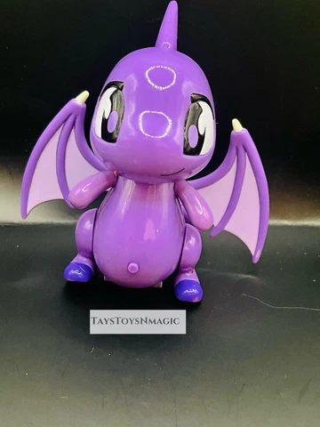 Neopets 2002 Voice Activated Pet Shoyru Dragon Thinkway Purple Cover