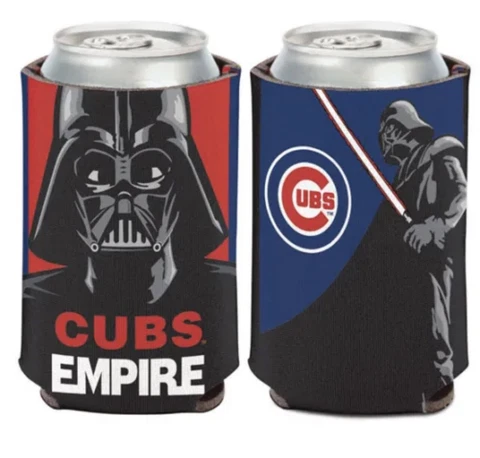 Chicago Cubs Darth Vader Can Cooler 12 oz. Star Wars Koozie Cover