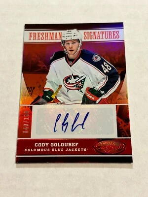 2012-13 CERTIFIED CODY GOLOUBEF 40/199 RED FRESHMAN SIGNATURES ROOKIE AUTO SP A5 - Image 1 of 2