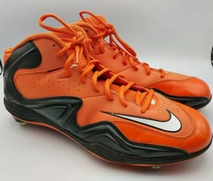 BOTINES DE FÚTBOL NIKE ZOOM MERCILESS Talla 15 Lineman Naranja Negro Blanco 548529-807 - Imagen 1 de 7