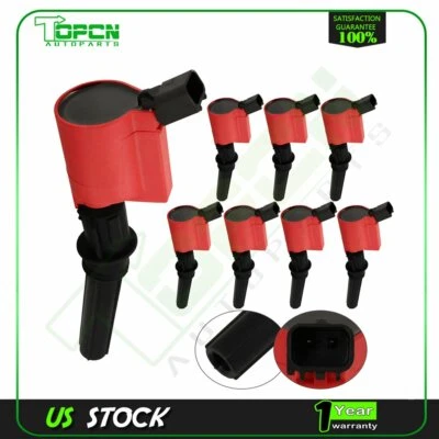 8 Ignition Coil Pack For Ford F150 Expedition 4.6L 5.4L 2004 2005 2006 2007 2008 - Image 1 of 4