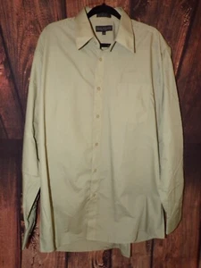 NWOT Daniel Ellissa New York Dress Men's Shirt Size 17 1/2-36 37 Tan Long Sleeve - Picture 1 of 4