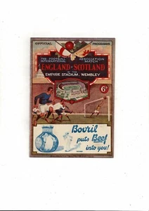 1932 England v Scotland Original Football Programme - Picture 1 of 7