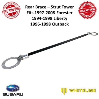 Whiteline Rear Brace Strut Tower Aluminum For 1997-2008 Subaru Forester #KSB590Q - Image 1 of 4