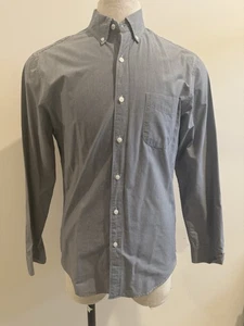 J Crew langärmliges geknöpftes Hemd 100 % Baumwolle Herren Größe Medium schmale Passform gebraucht, in einwandfreiem Zustand - Bild 1 von 8