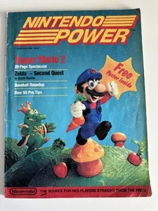 1988 NINTENDO POWER #1 COMPLETE WITH MAP POSTER! And Inserts (ISSUE RARE!) - Picture 1 of 20