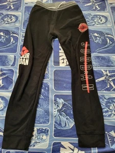 Mens NIKE AIR JORDAN JOGGERS Blk Logos Both Legs Size Large - Picture 1 of 3