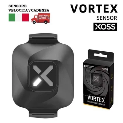 Sensore Cadenza e Velocità Universale XOOS VORTEX Bluetooth ANT+ Bici Ciclismo - Immagine 1 di 4