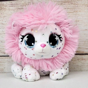 Peluche suave GUND P. Lush Pets Francesca Con Fetti León Rosa Ojos Grandes - Imagen 1 de 9
