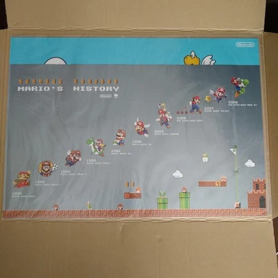 Club Nintendo Super Mario History Poster Set 2010 Not For Sale Japan - Bild 1 von 4