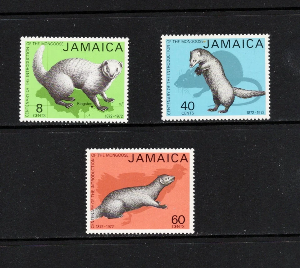 S6689 Jamaica 1973 fauna mangosta 3v.   MNH Foto 1 de 1