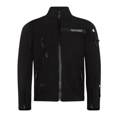 Spada Waterproof Motorcycle Jacket Commute XX-Large Black Urban Motorbike 2XL - Image 1 of 4