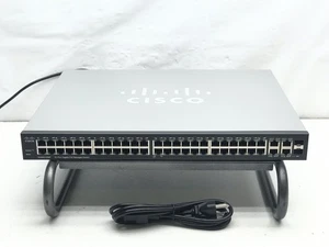 Cisco SG300-52MP 52-Port Gigabit PoE Managed Switch W/ Power Supply - Picture 1 of 5