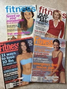 FITNESS MAGAZINE mind body spirit for women ~ Lot of 4 VINTAGE 1999-2002 A+ Cond - Picture 1 of 3