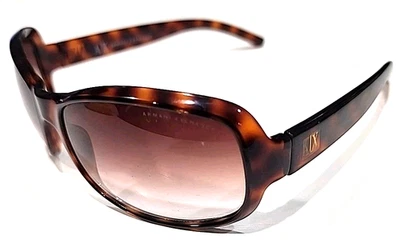 Gafas de sol Armani Exchange AX029/S tortuga rectángulo marrón degradado 59-19 125 Foto 1 de 4