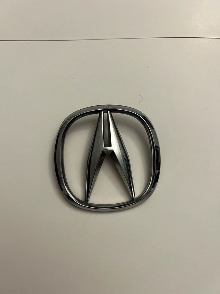 Logotipo de Acura emblema insignia maletero capó plata cromo aleación de zinc perno en accesorio Foto 1 de 1