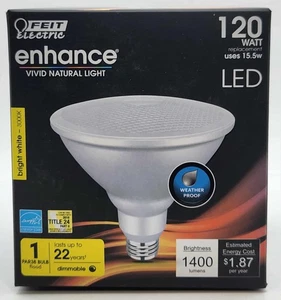 LED FEIT 120W Light Bulb Enhance Vivid Natural Light 3000k  - Picture 1 of 2