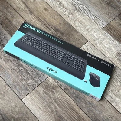 Combo de teclado y mouse inalámbricos negros Logitech ADVANCED MK545 Foto 1 de 4