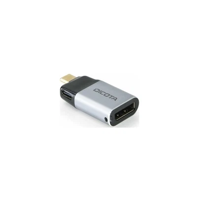 DICOTA adattatore Mini DisplayPort USB tipo-C 7680x4320mm Nero Argento - Immagine 1 di 3