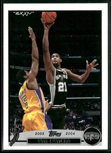 2003-04 Topps #21 Tim Duncan - Picture 1 of 2