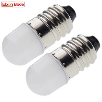 3V/4.5V/6V/12V Blanco E10 Tornillo LED 1 SMD Miniatura Linterna Bombilla de Trabajo - Imagen 1 de 4