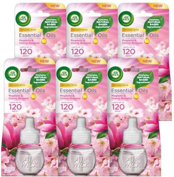Air Wick Magnolia and Cherry Blossom Nachfüllpackung 6x19ml - Bild 1 von 1