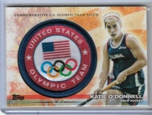 TOLLE 2012 TOPPS OLYMPIADE ~ KATIE O'DONNELL TEAM PATCH KARTE ~ USA FELDHOCKEY - Bild 1 von 2