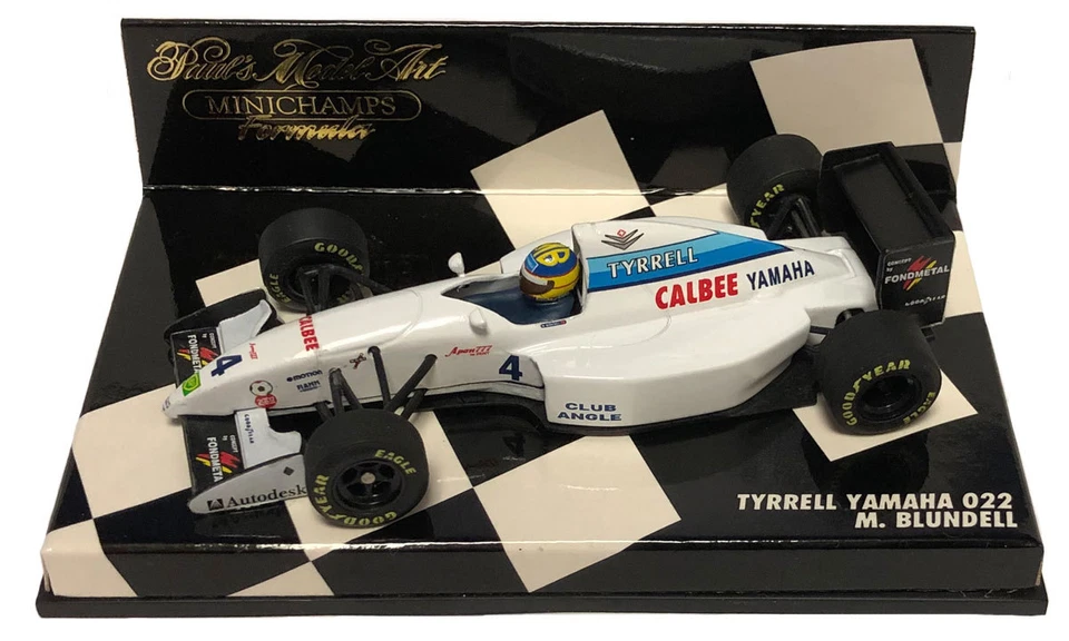Minichamps Tyrrell Yamaha 022 #4 1994 - Mark Blundell 1/43 Scale - Image 1 of 1