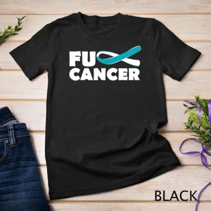 Camiseta unisex con cinta de cáncer cervical para concientización sobre el cáncer cervical - Imagen 1 de 16