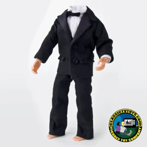Black Cloth Tuxedo for 8 Inch Action Figures - Picture 1 of 1