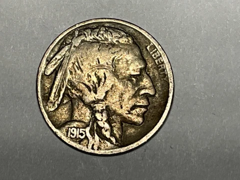 Very Nice 1915 P Buffalo Nickel #1 Cover