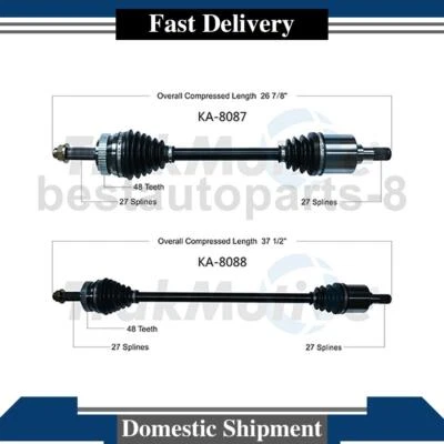 Conjunto de eje de junta de eje CV delantero para Kia Rondo 2008 2009 2010 2011 2012 Foto 1 de 3