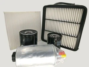 Oil Air Fuel Cabin Filter Full Service Kit Great Wall V200 2.0L Diesel 2011-on - Picture 1 of 2