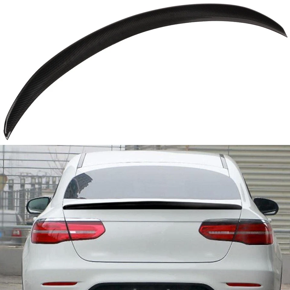Rear Carbon Fiber Spoiler Wing For 2016-2019 Mercedes-Benz GLC Coupe GLC300 Foto 1 de 4