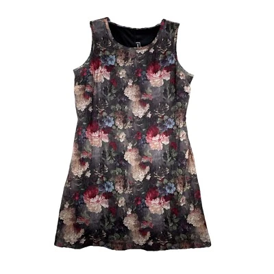 Vestido Molly Malloy Mujer 12 Negro Rosa Oscuro Floral Grunge Cottagecore De Colección Foto 1 de 4