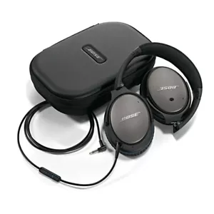 Bose QuietComfort 25 QC25 Noise Cancellation Wired 3.5mm Headphones - Black - Picture 1 of 8