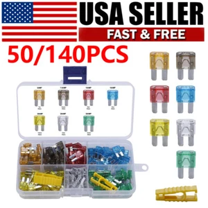 Kit Surtido de Fusibles Hoja ATR Micro2 Coche 5A 7.5A 10A 15A 20A 25A 30A 50/140 un. - Imagen 1 de 8