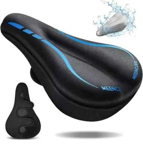 MEENCOOL Cojín de Asiento de Bicicleta - Funda de Asiento de Bicicleta Acolchada de Gel para Hombres y Mujeres Comodidad - Imagen 1 de 8