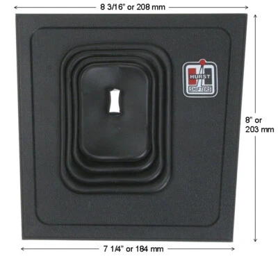 Console Trim Bezel & Boot from Hurst shifter stick kit for 1987-1993 Mustang - Image 1 of 4