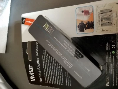 New Vivitar remote shutter release for OLYMPUS EVOLT CAMERA Vivitar VIVRC100OLY - Image 1 of 3